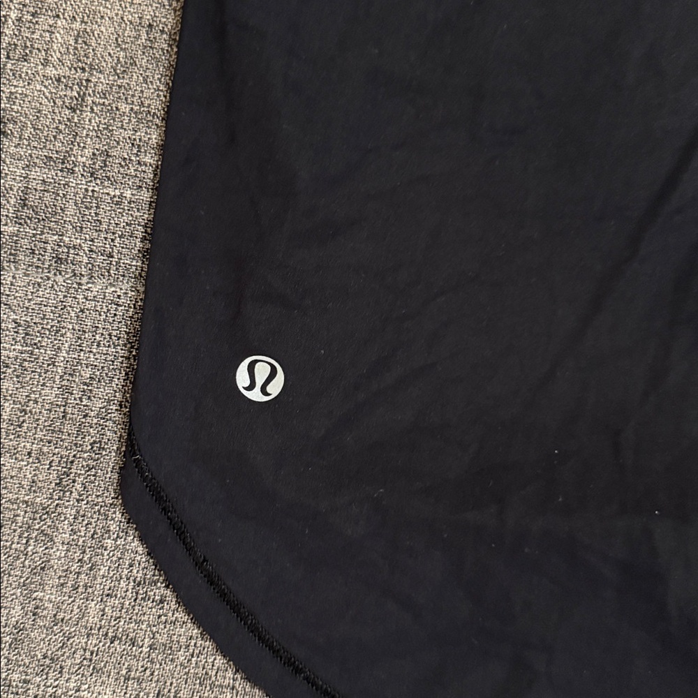 Lululemon Black Loose Fit Athletic Tank Top Running Yoga Gym - Picture 3 of 3